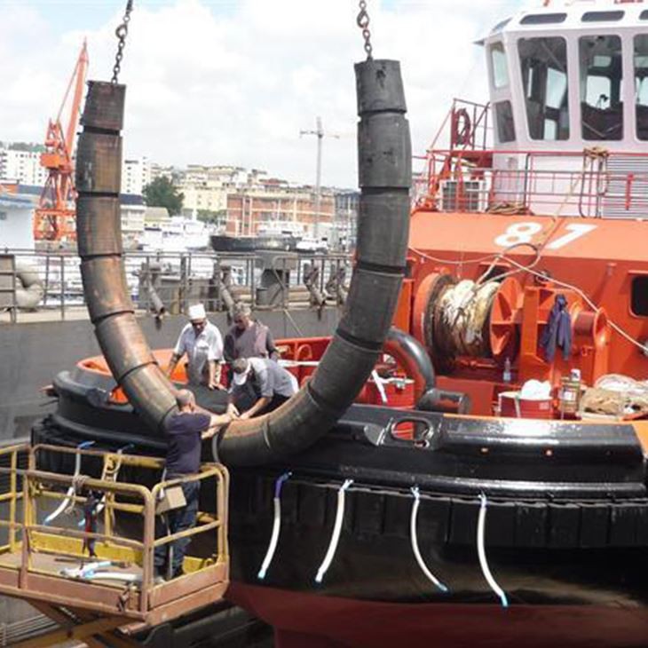 Sleepboot Fender met hoge sterkte
